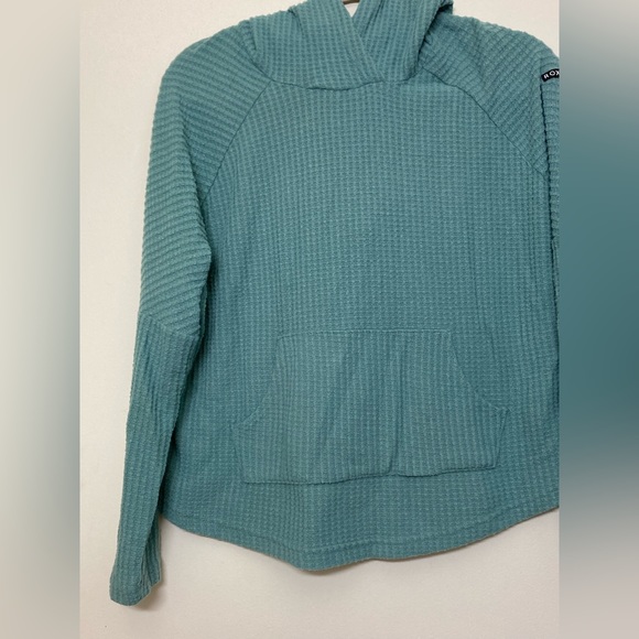 Roxy Sage Waffle Knit Hooded Pullover Sweater! - Picture 6 of 10
